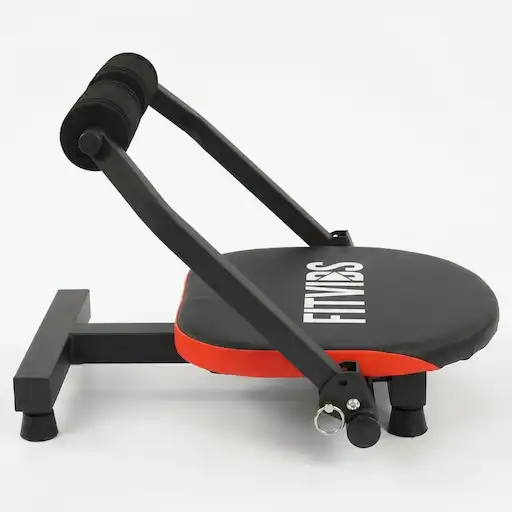 Fitvids Ab Crunch machine with resistance bands instruction DVD