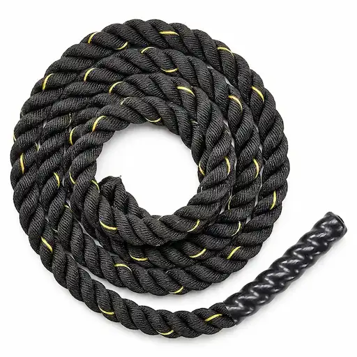 Fitvids Battle Rope 1.5 inch poly dacron 30-40 feet